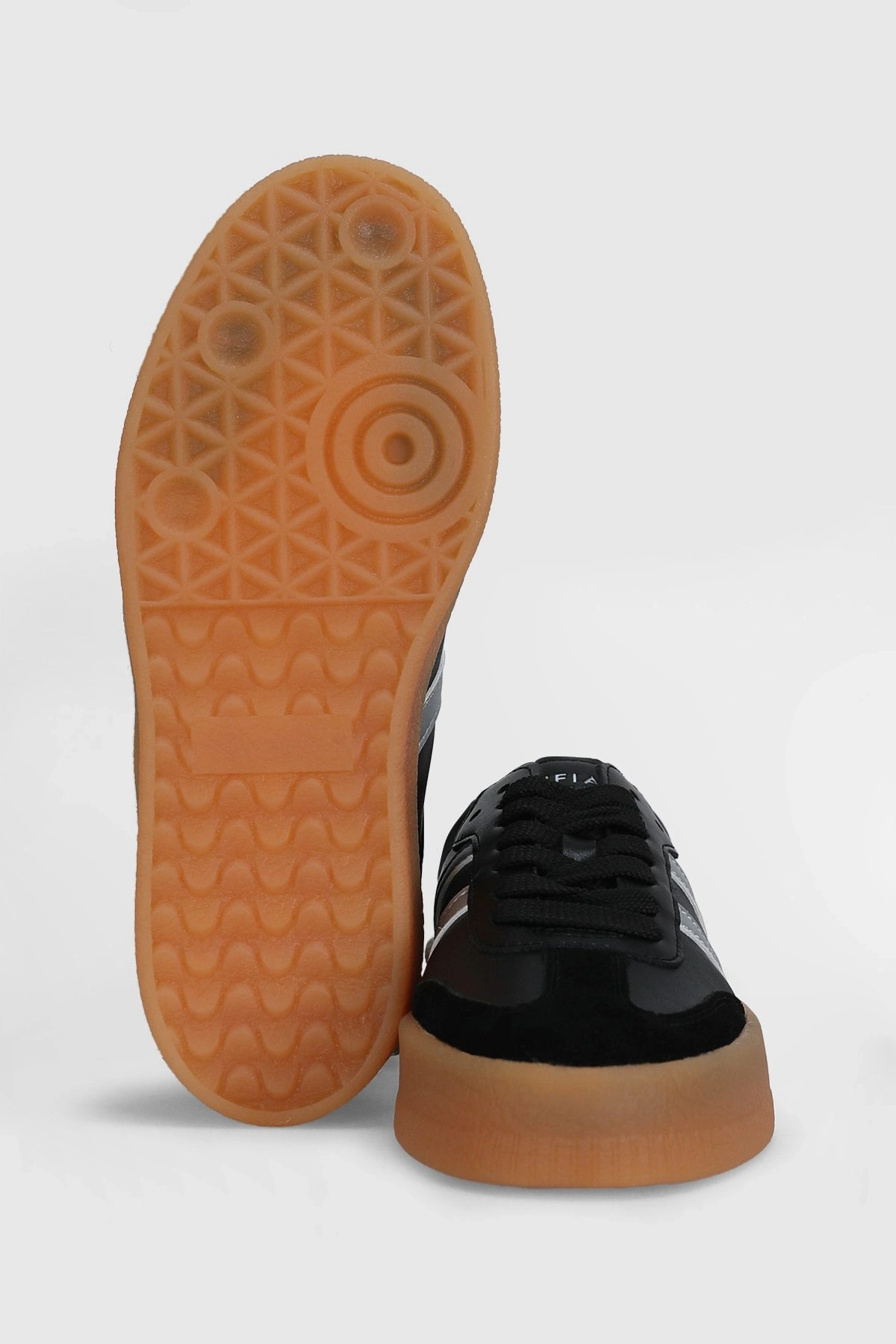 Lufian Stella Kadın Siyah Deri Sneaker Ayakkabı 122230030