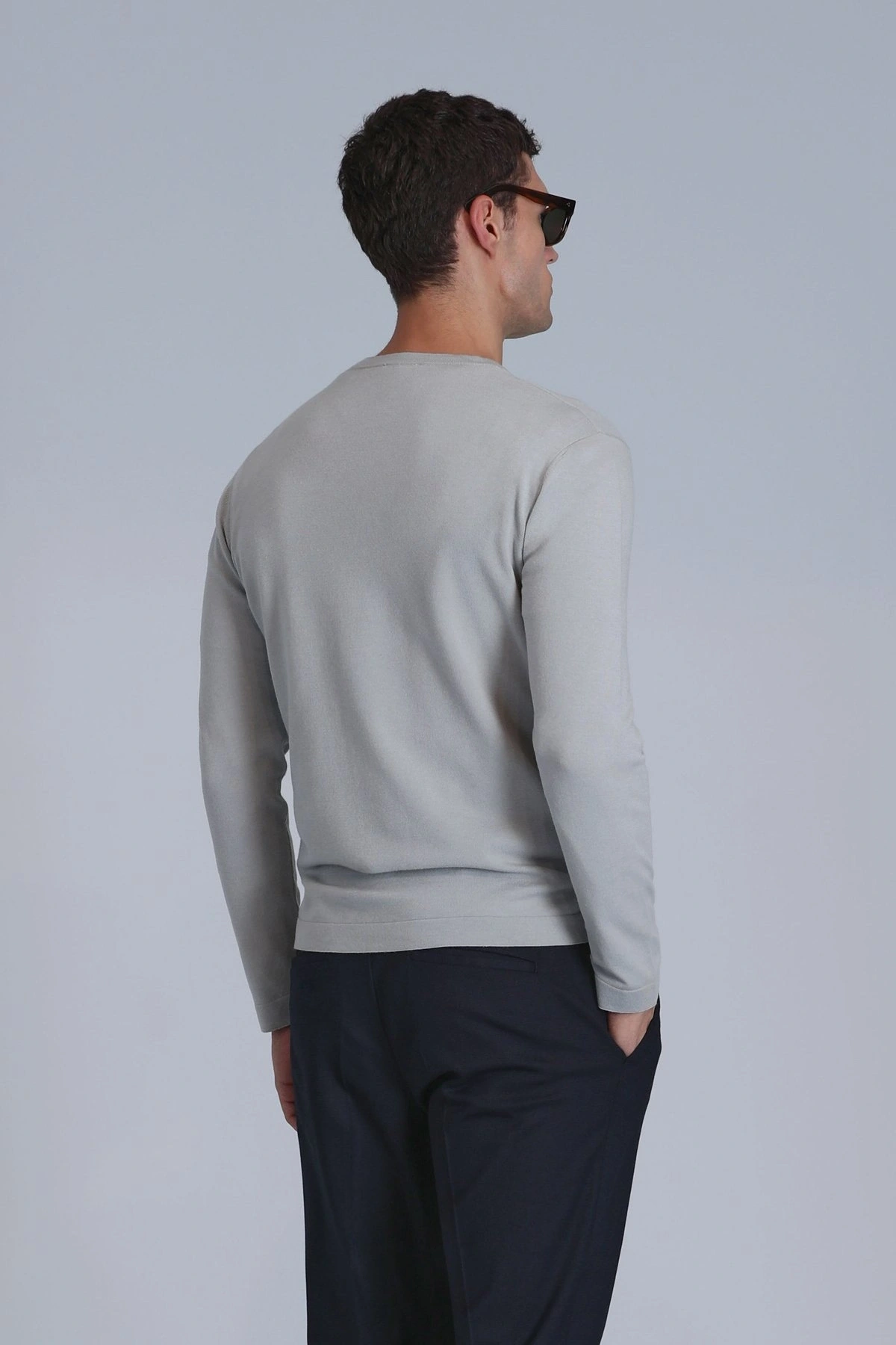 lufian Stone Erkek Açık Gri T-Shirt 112090124