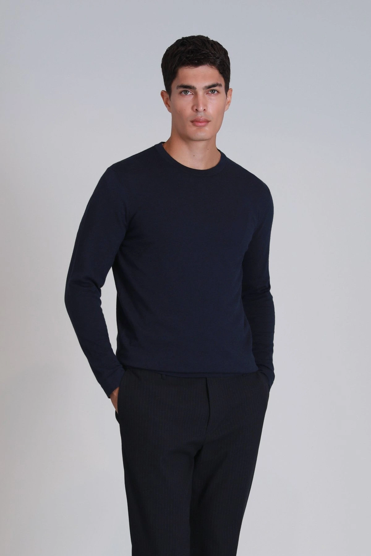 lufian Stone Erkek Lacivert Kazak 112090124