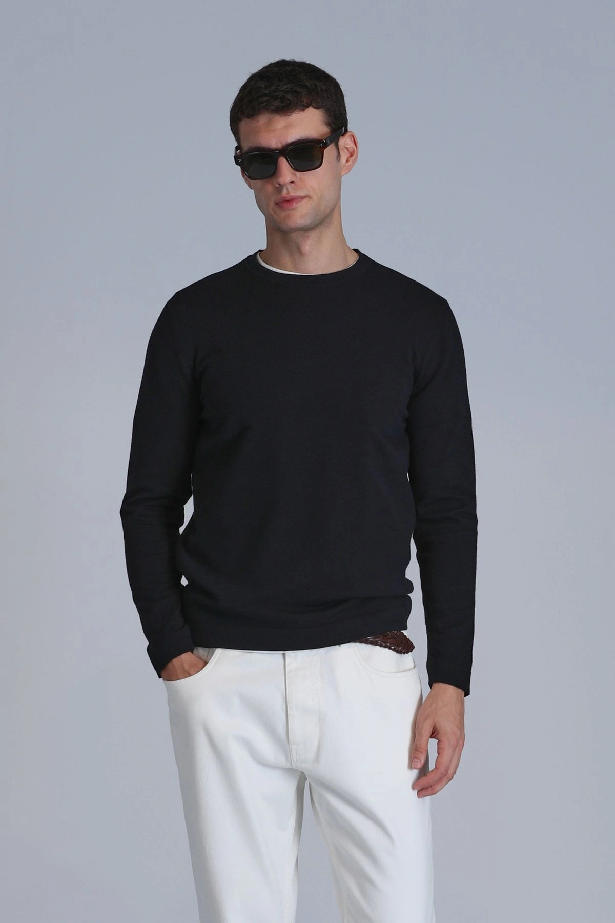 lufian Stone Erkek Siyah Kazak 112090124