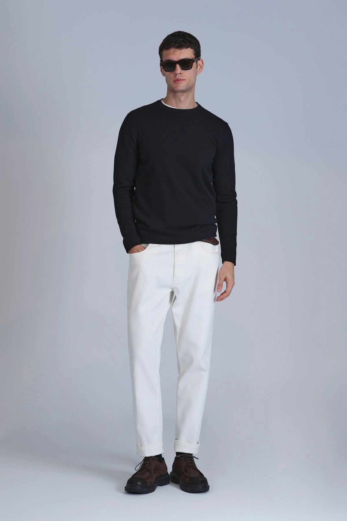 lufian Stone Erkek Siyah Kazak 112090124