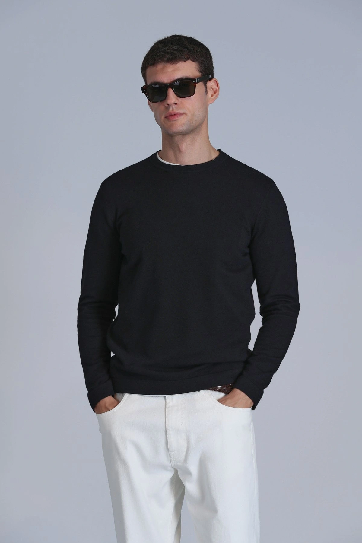 lufian Stone Erkek Siyah Kazak 112090124