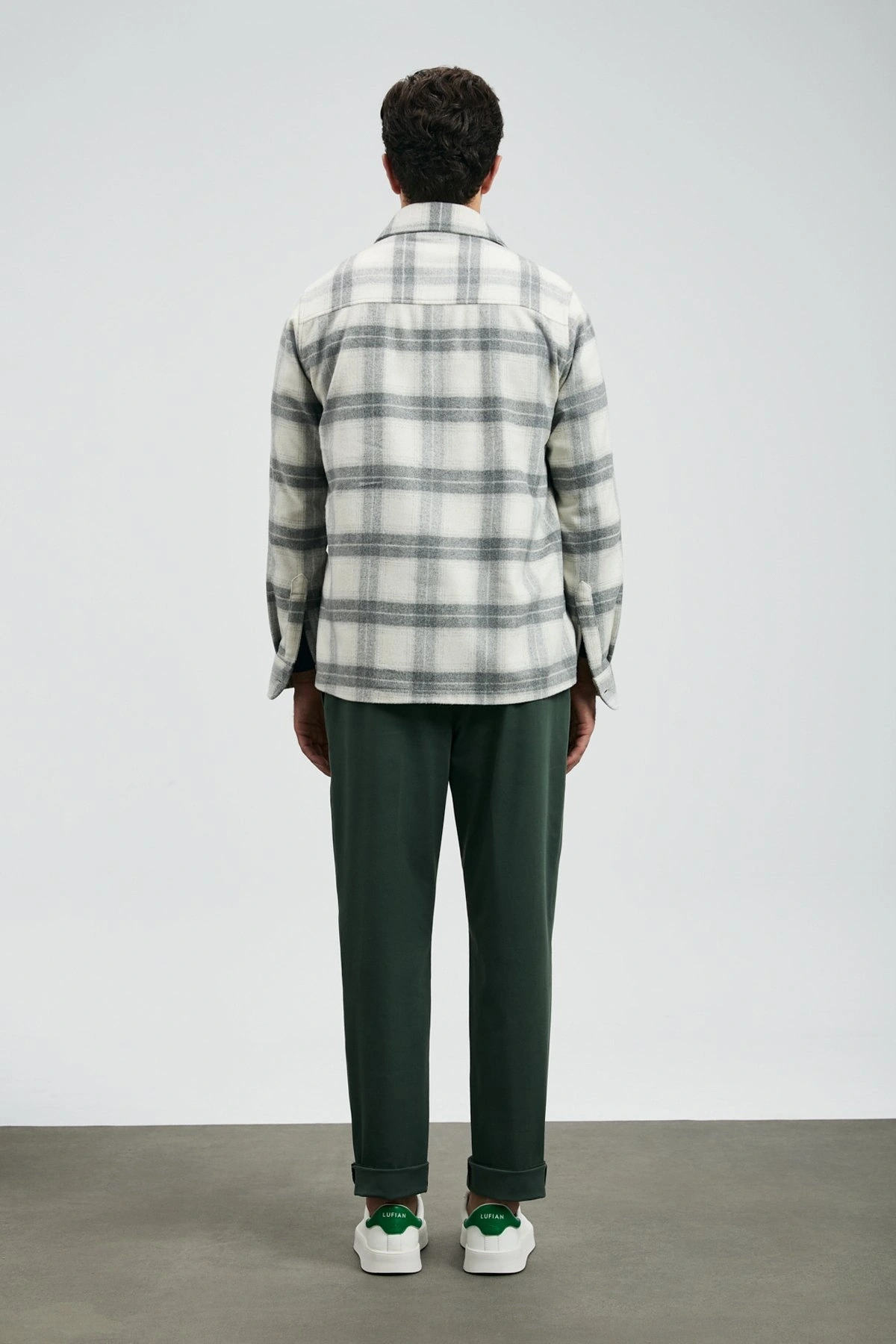 Lufian Valdo Erkek Gri Basic Gömlek Regular Fit 112010669