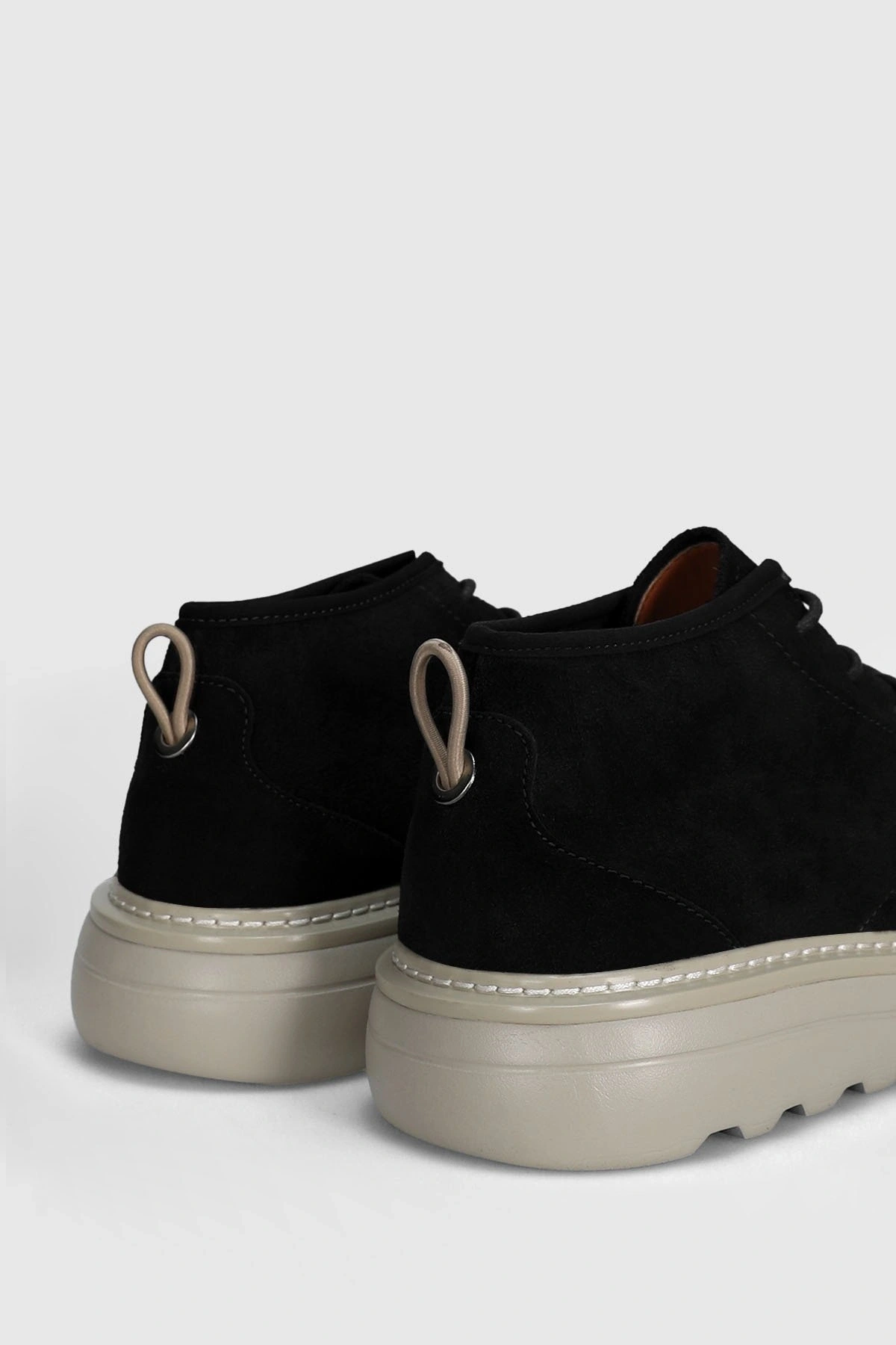 Lufian William Erkek Siyah Deri Sneaker 112230246