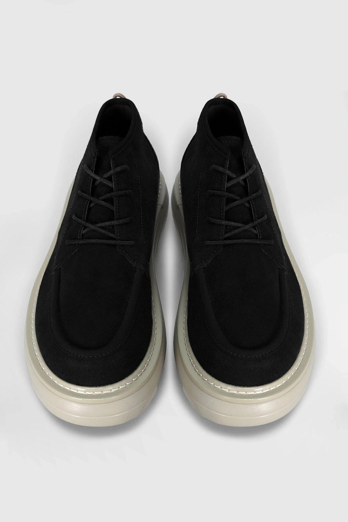 Lufian William Erkek Siyah Deri Sneaker 112230246