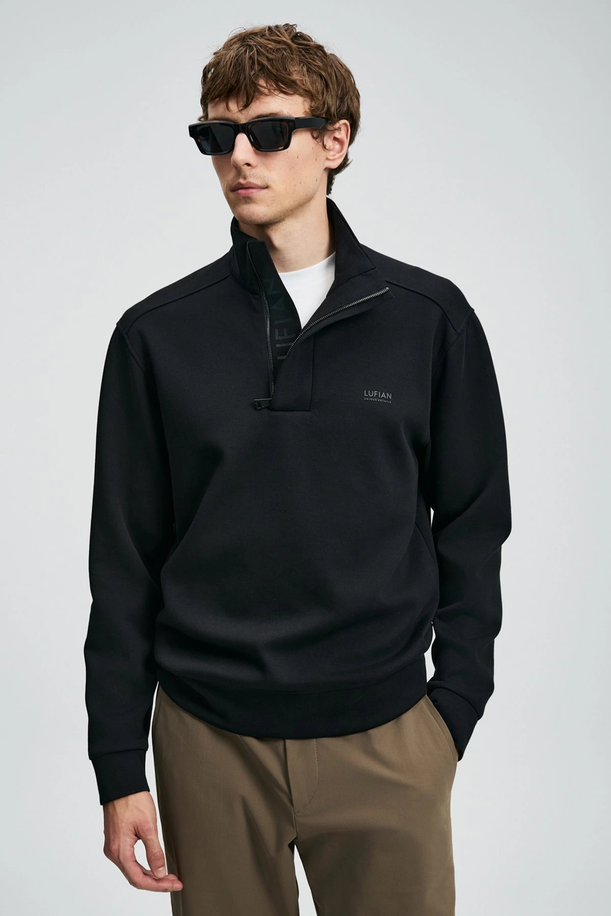 Lufian Erkek Wonder Siyah Sweatshirt 112030185