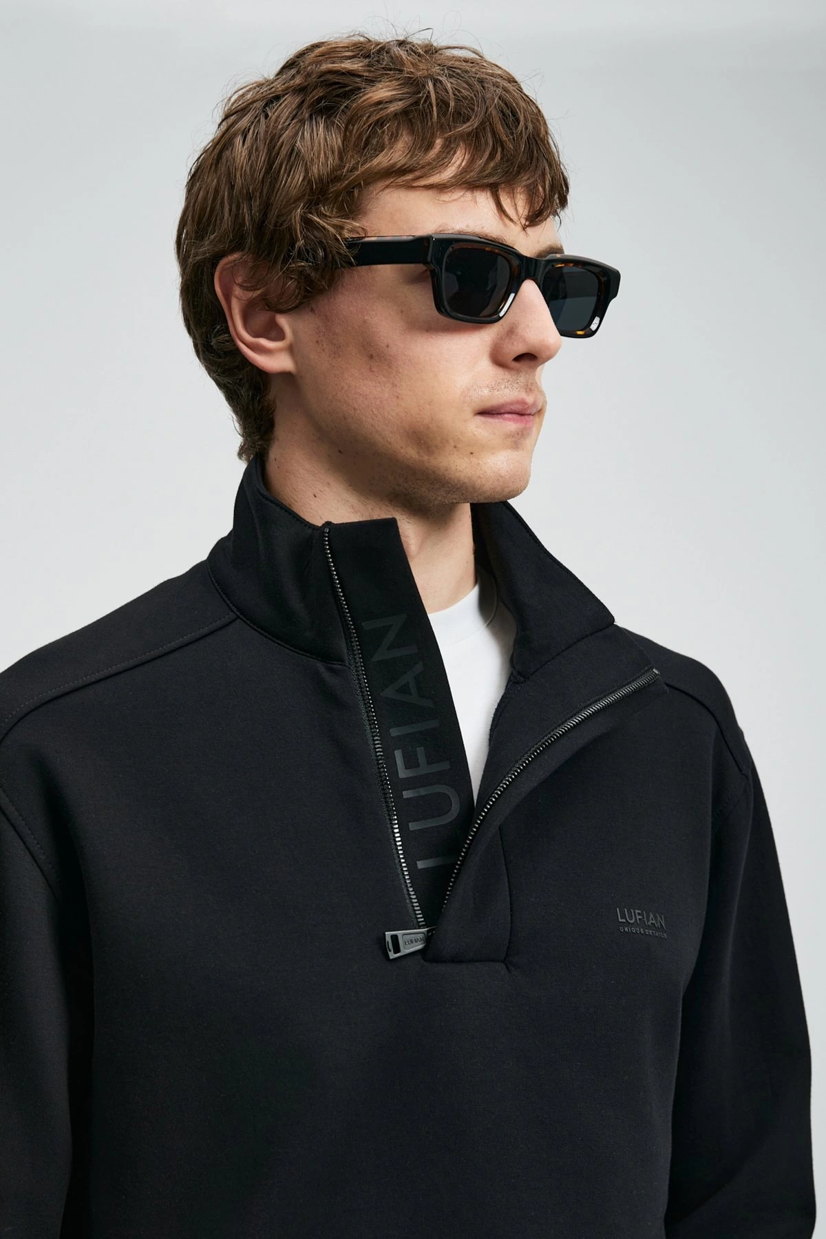 Lufian Erkek Wonder Siyah Sweatshirt 112030185