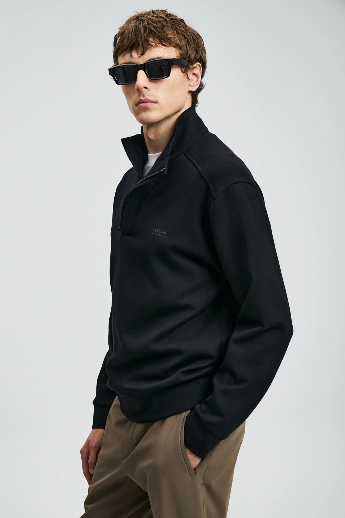 Lufian Erkek Wonder Siyah Sweatshirt 112030185