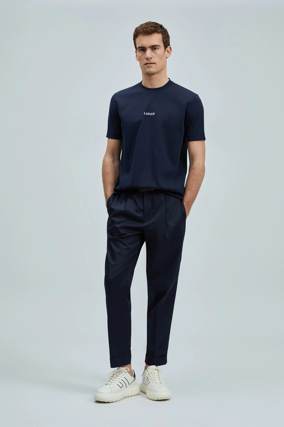 Lufian Erkek Yuvarlak Yaka Marcus T-Shirt 111020235