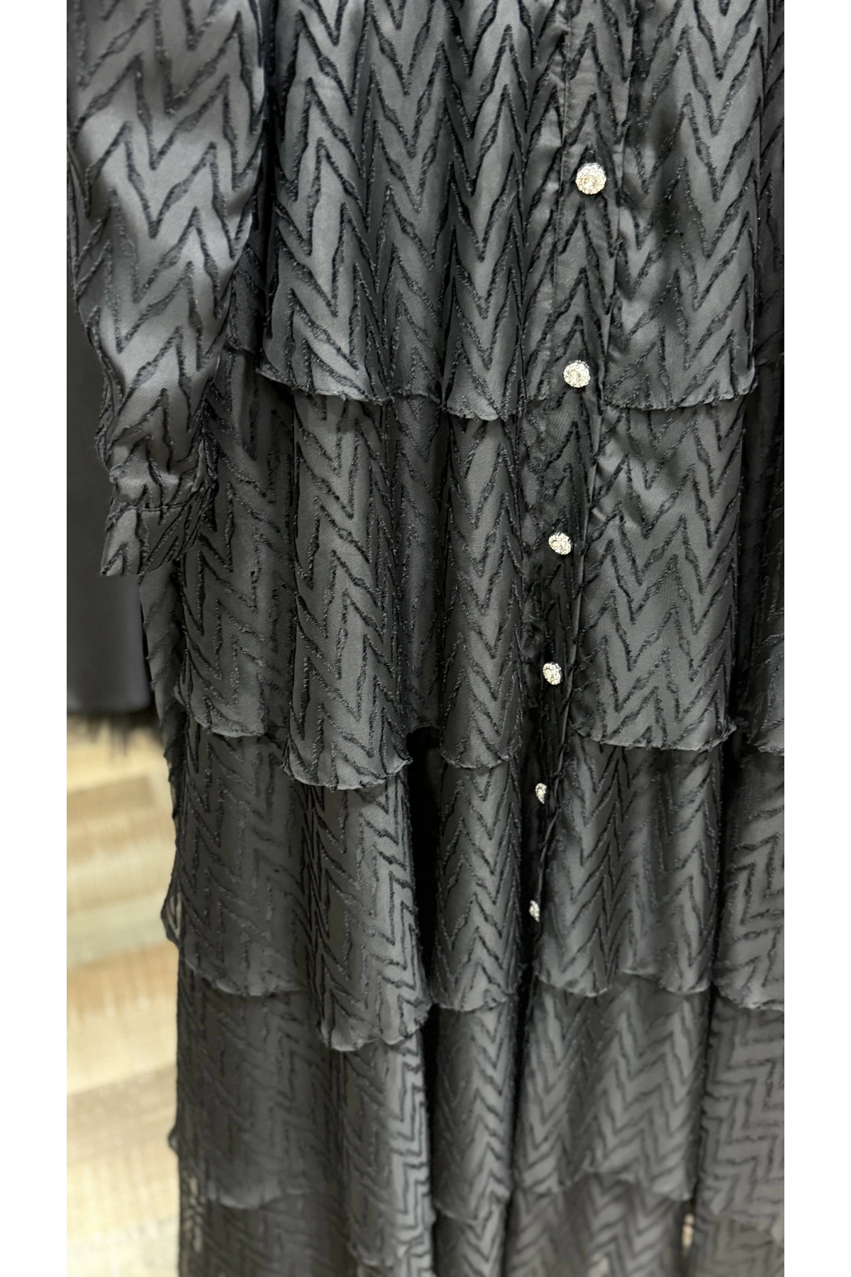 Matex Uzun Düğmeli Elbise 9060