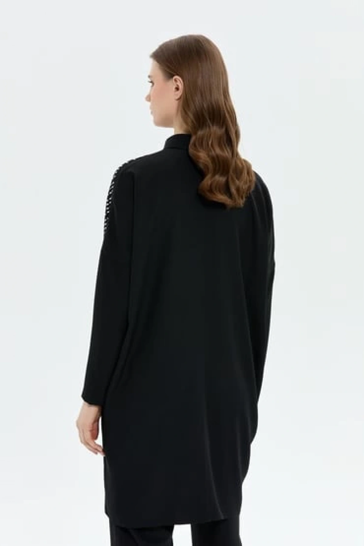 Müsemma Taş Detaylı Mehtap Gömlek 0008