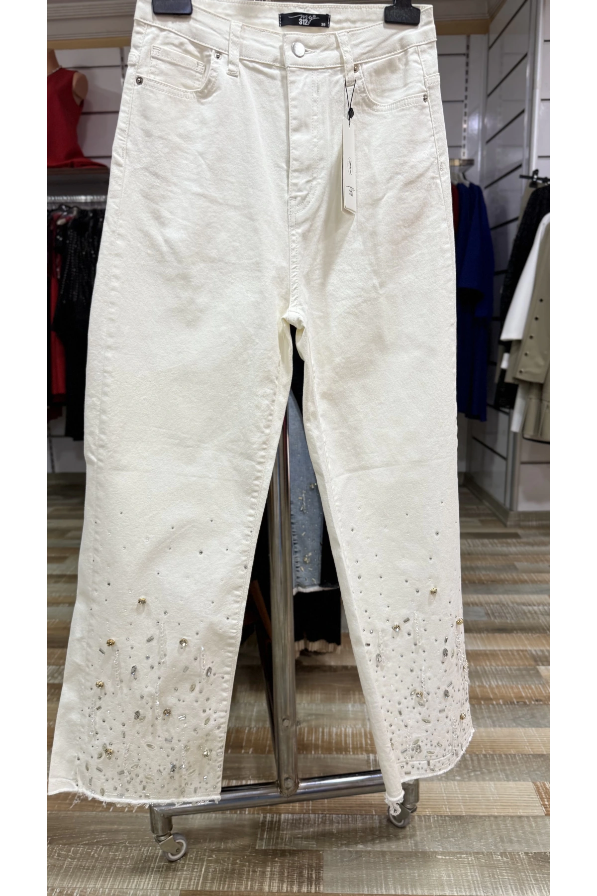 my312 Paçası Taşlı Jean Pantolon 25S2805