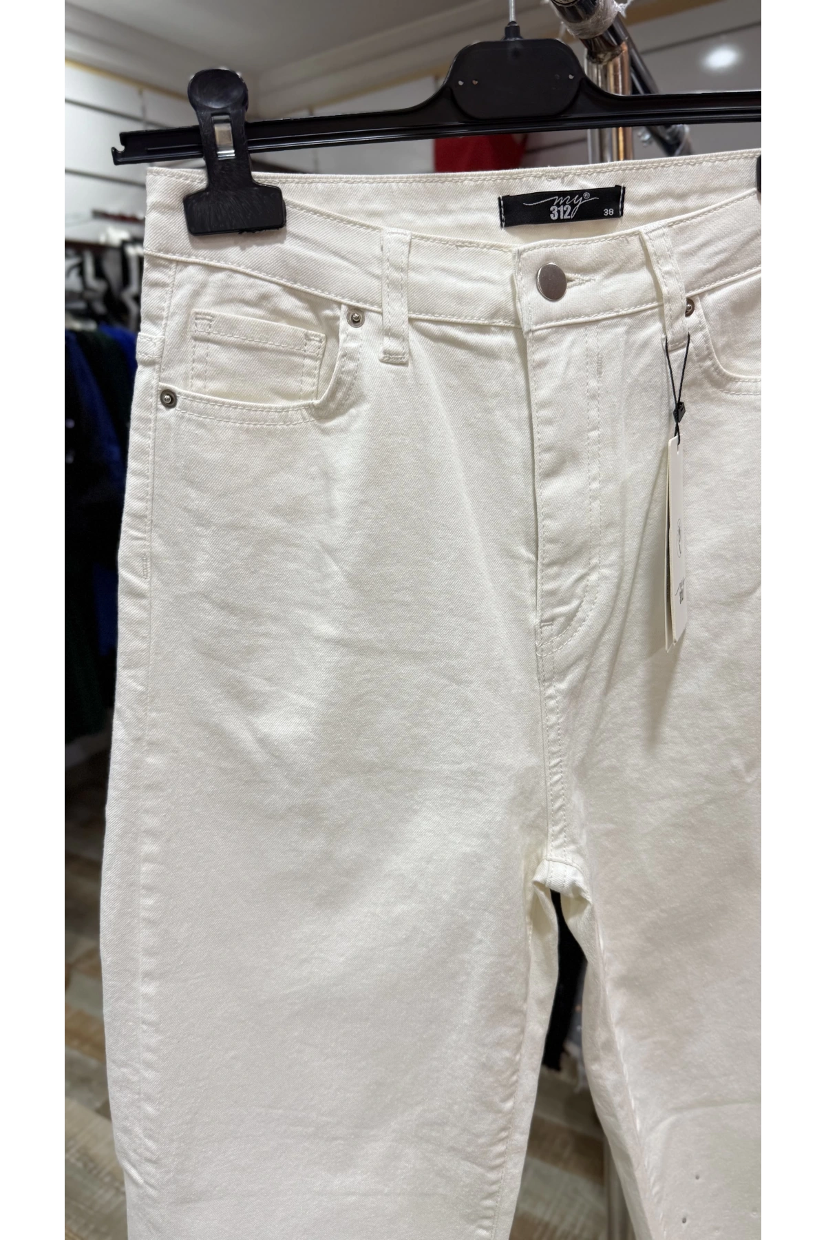 my312 Paçası Taşlı Jean Pantolon 25S2805