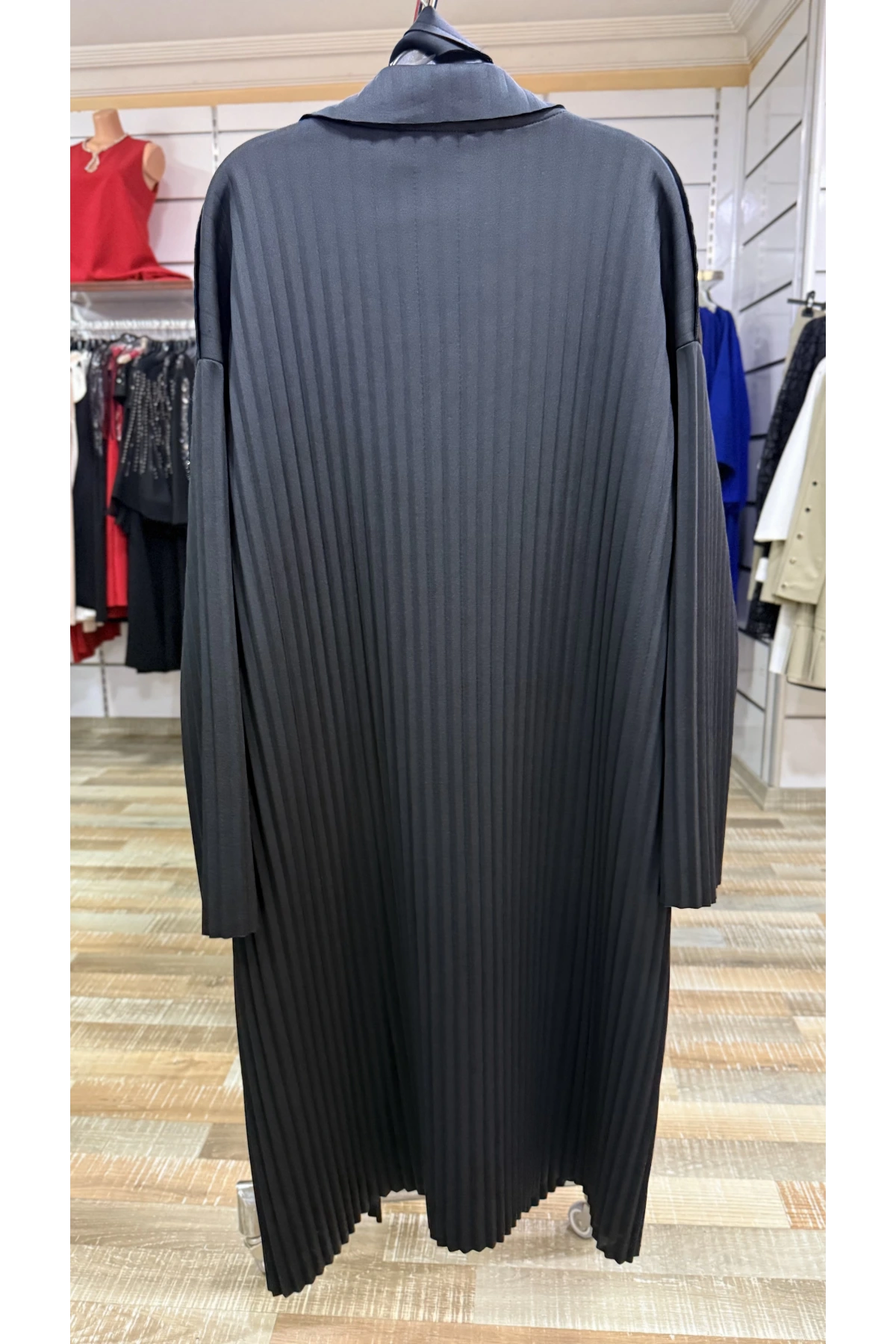 My312 Kadın Siyah Pliseli Kap 7850