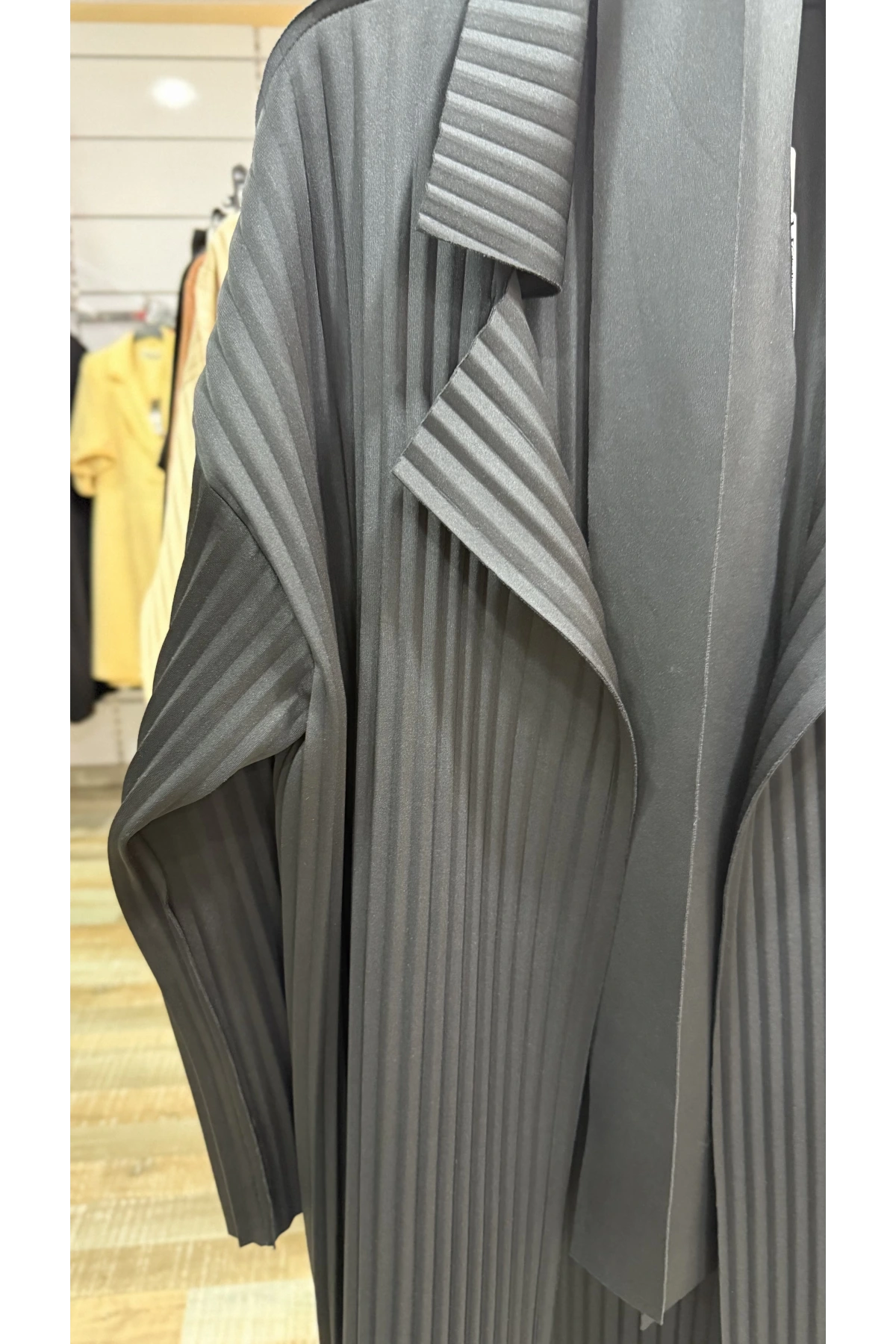 My312 Kadın Siyah Pliseli Kap 7850