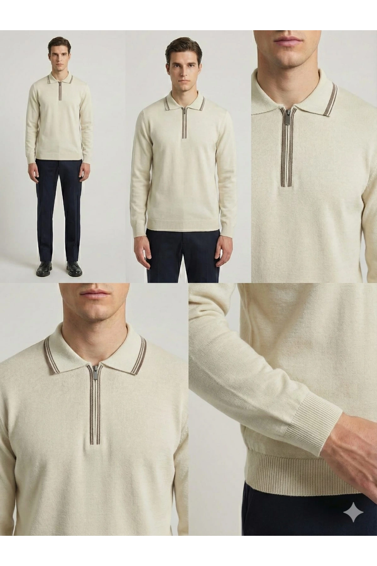 Nehir Ferm Polo Yaka Triko Kazak 254100907