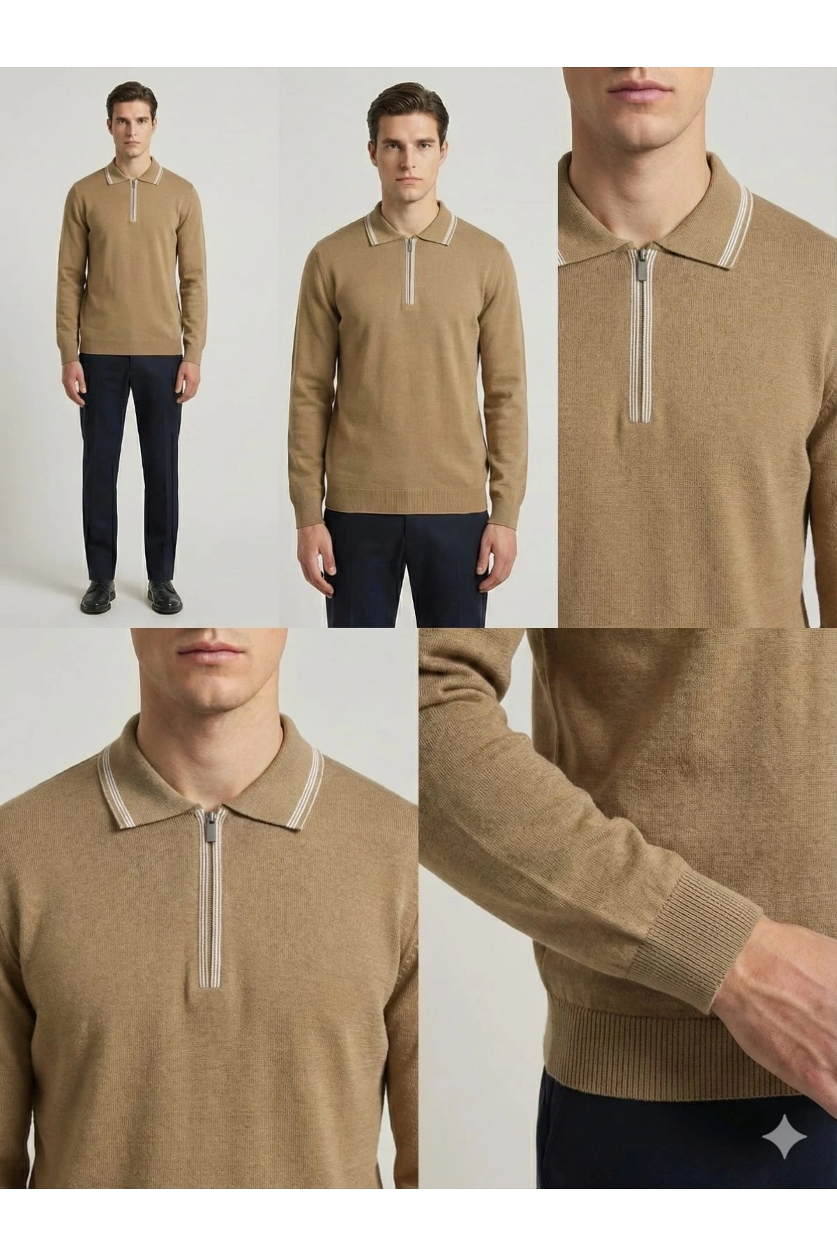 Nehir Ferm Polo Yaka Triko Kazak 254100907