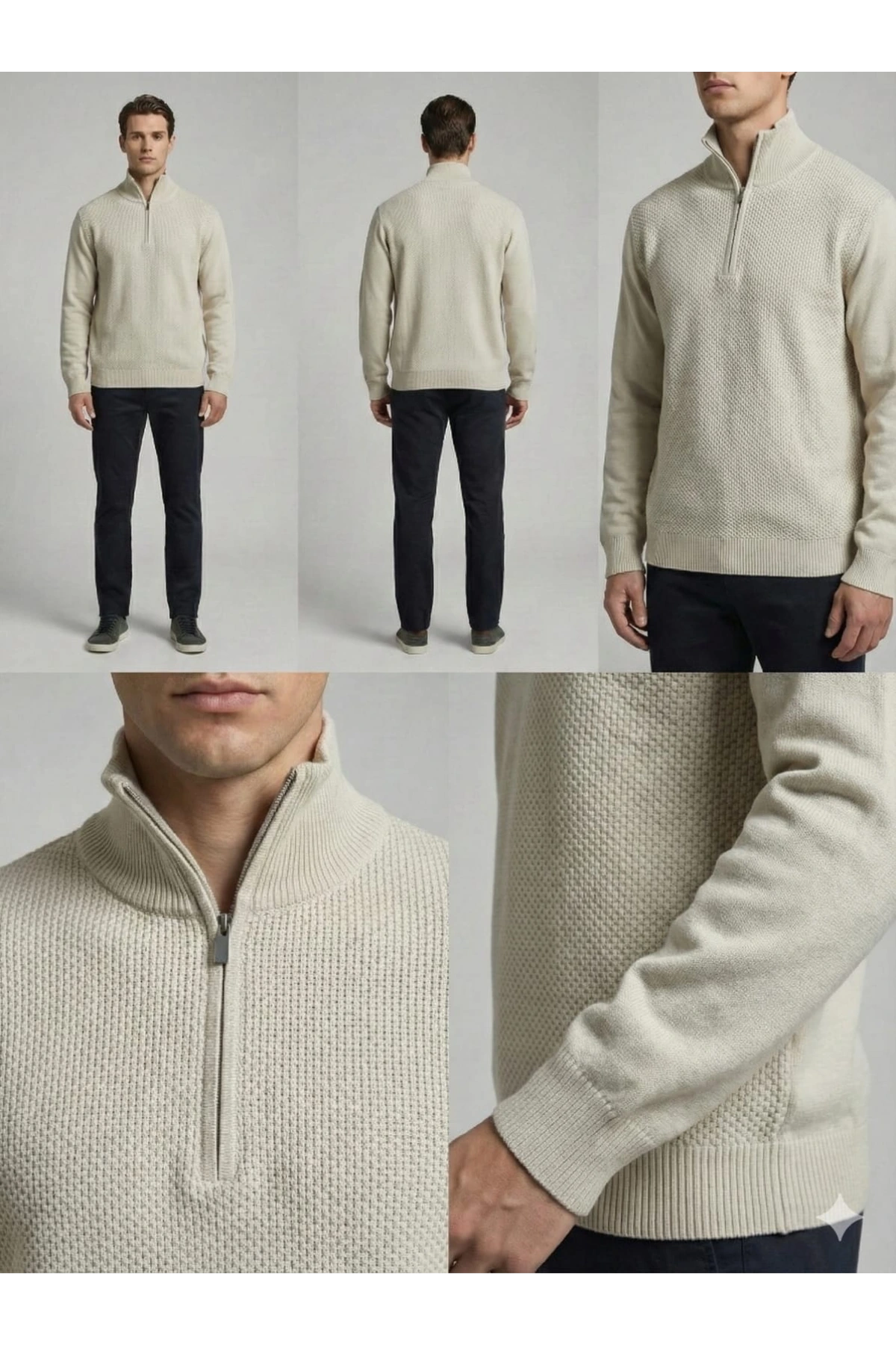 Nehir Ferm Yaka Triko Kazak 254101830