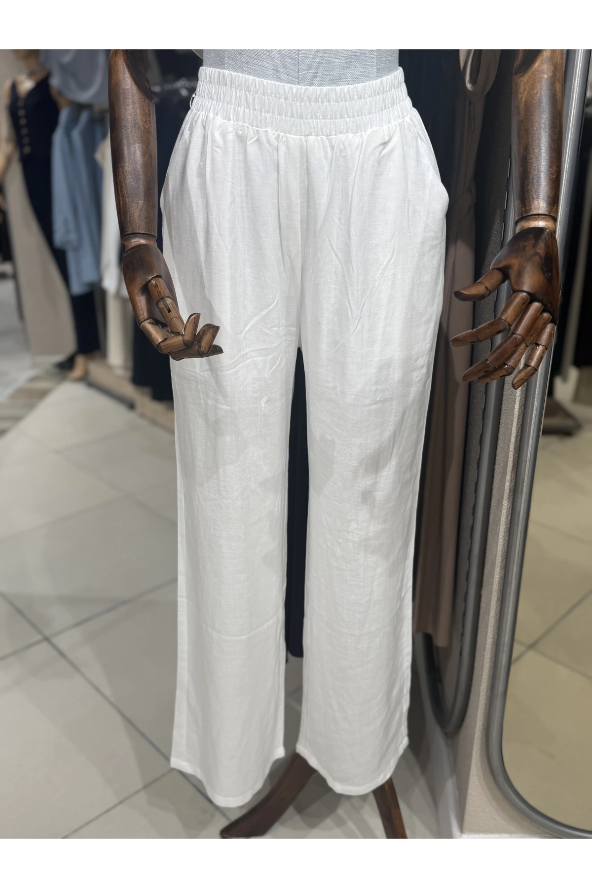 On Fashion Beli Lastikli Pantolon 70566