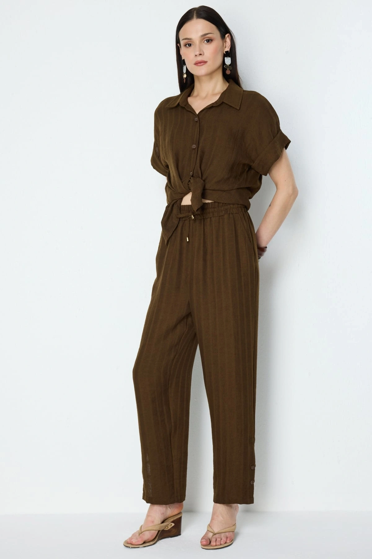 On Fashion Bol Paça Pantolon 74388