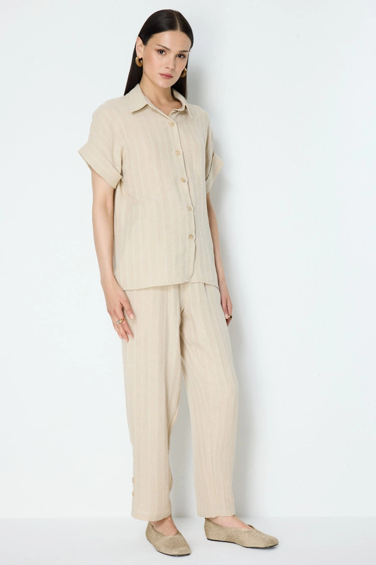 On Fashion Bol Paça Pantolon 74388