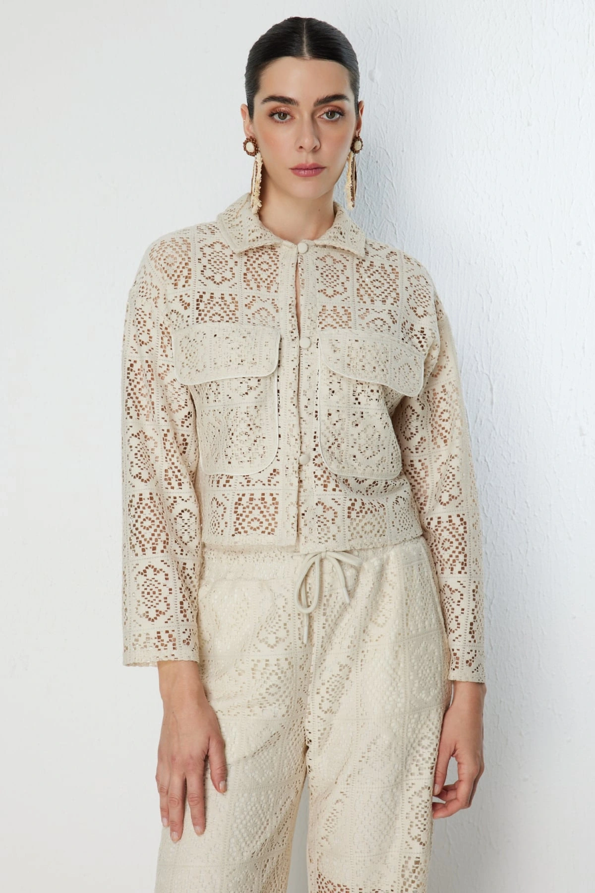 On Fashion Dantelli Ceket 76516