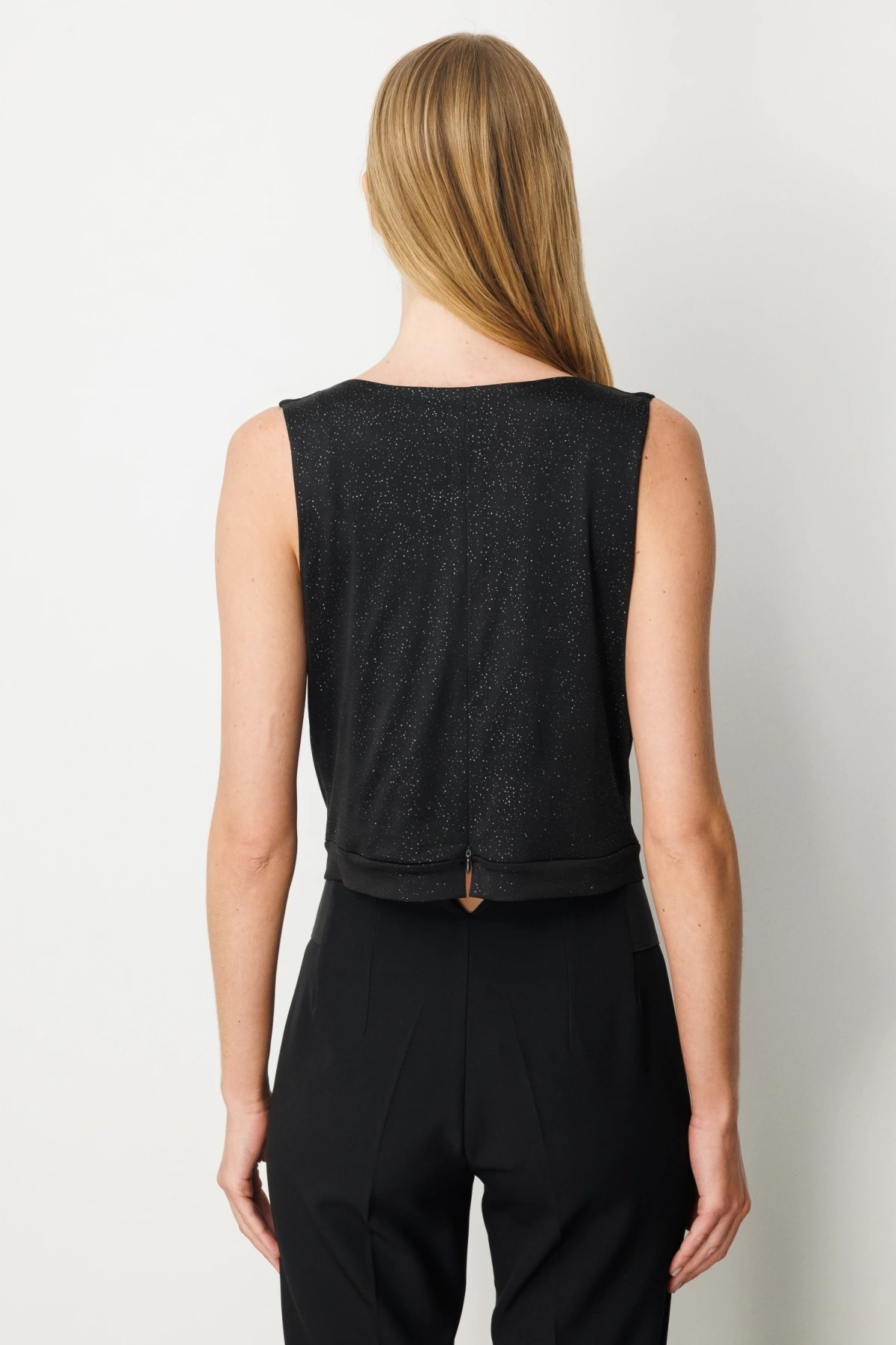 On Fashion Degaje Yaka Kolsuz Bluz 61390