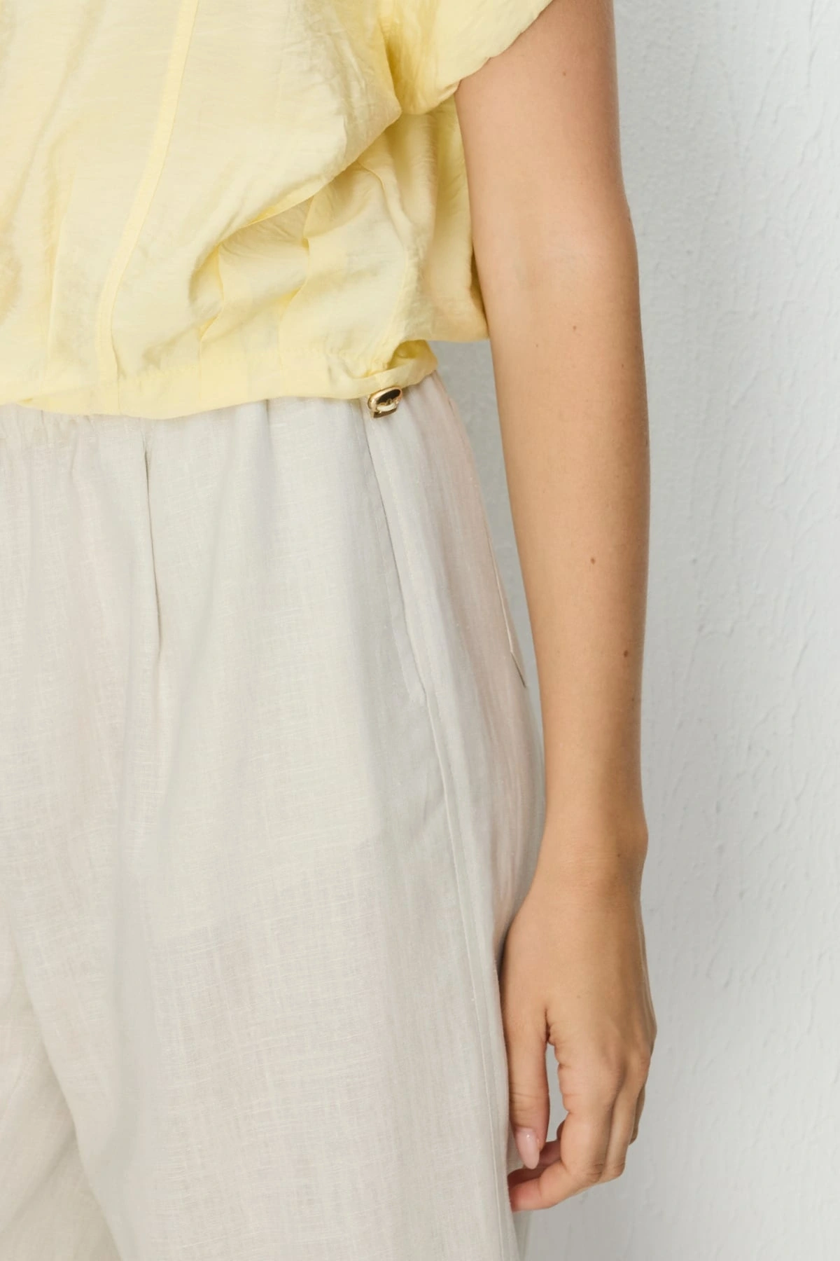 On Fashion Dikişli Kısa Kol Gömlek 74385