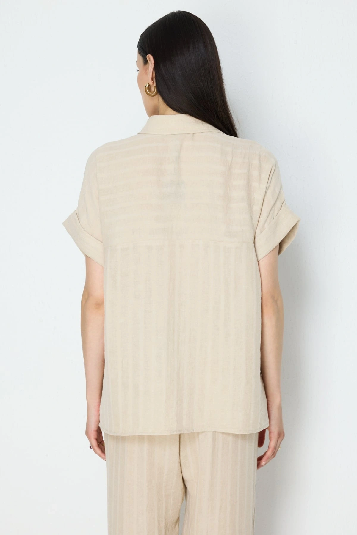 On Fashion Double Kısa Kol Gömlek 74387