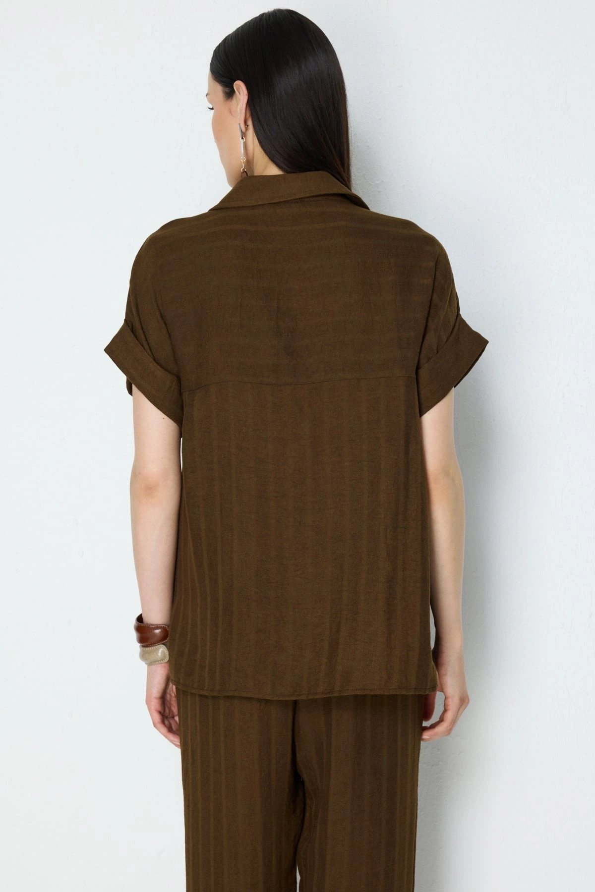 On Fashion Double Kısa Kol Gömlek 74387