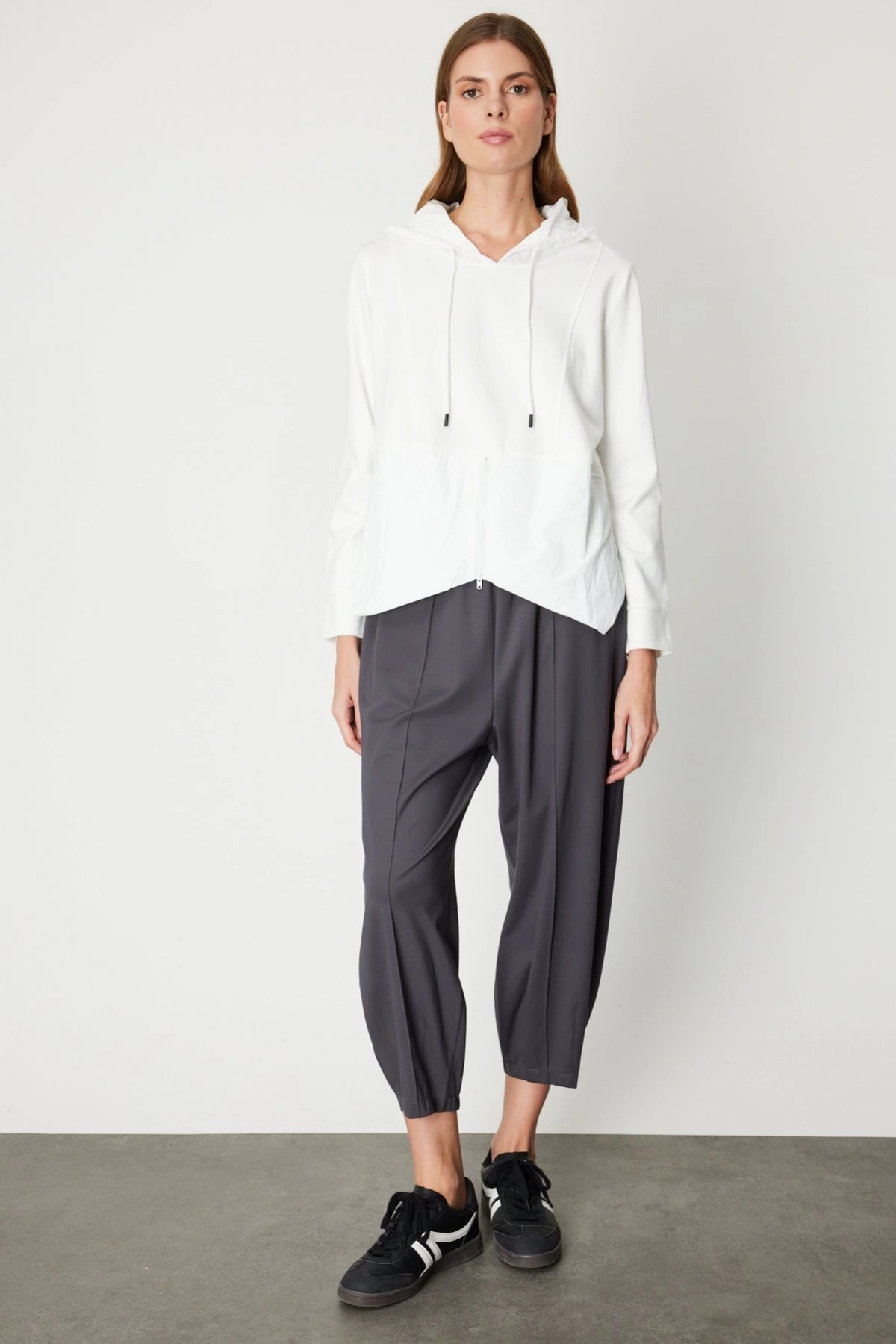 On Fashion Kapşonlu Bluz 60332