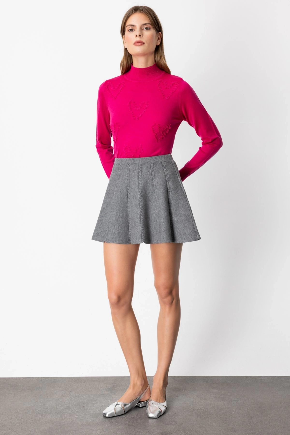 On Fashion Mini Triko Etek 60206