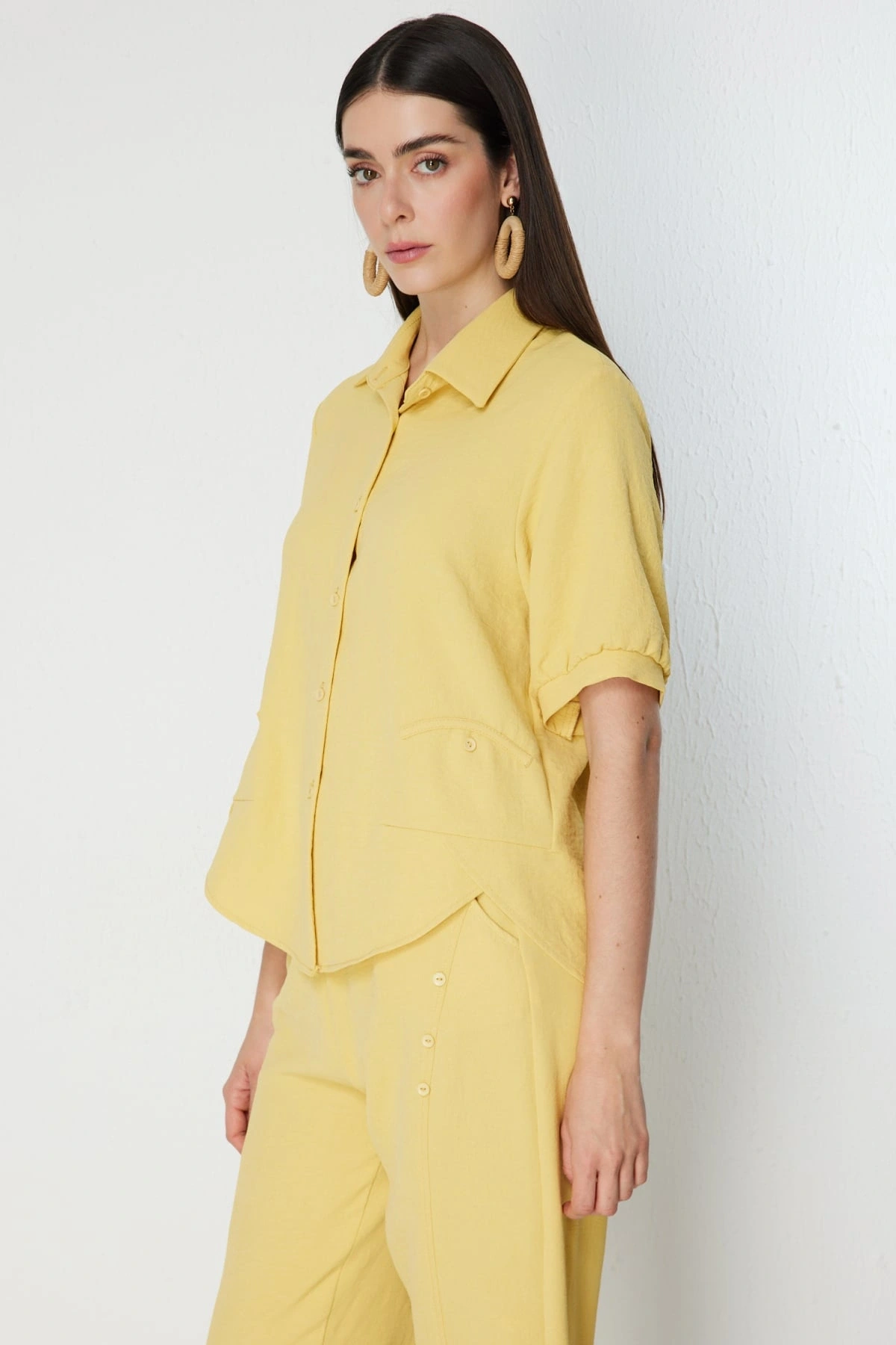 On Fashion Yarım Kol Gömlek 72338