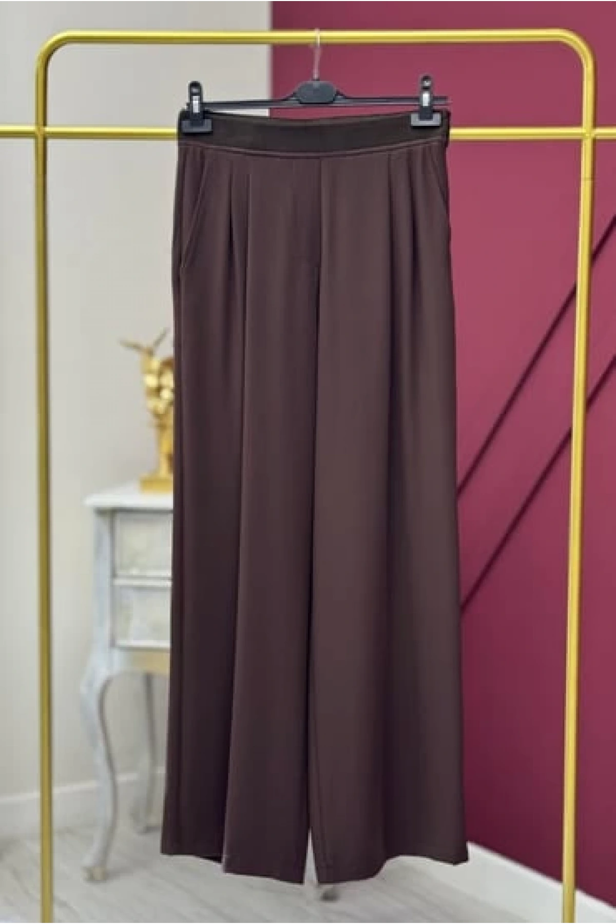 Sentez İyon Pileli Pantolon 5592