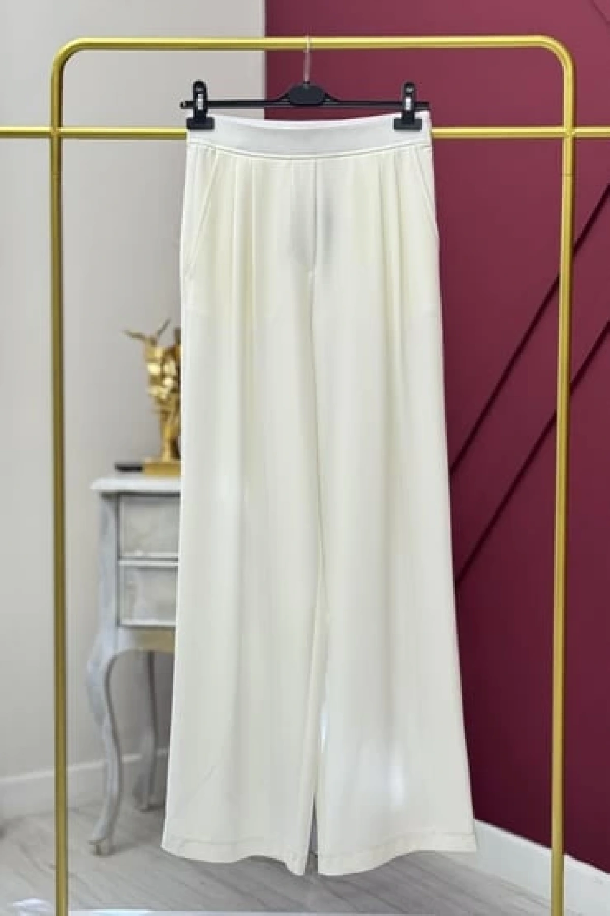 Sentez İyon Pileli Pantolon 5592