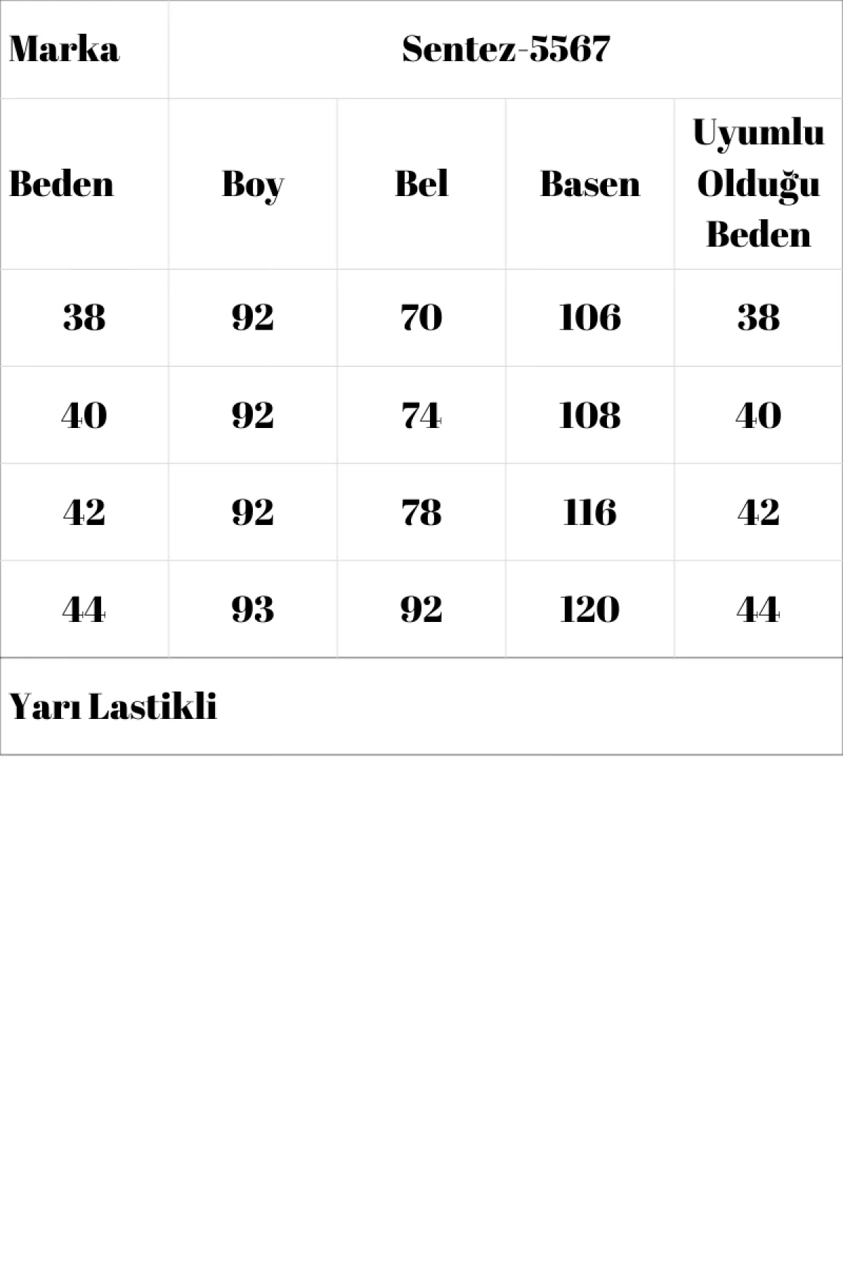 Sentez Roma Arkası Lastikli Pileli Pantolon SZ-5567