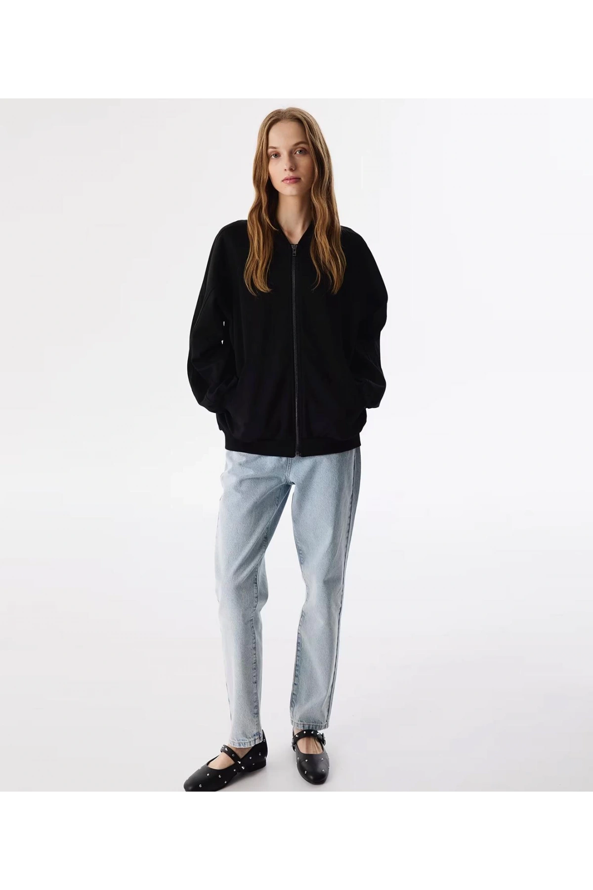 Twist Bomber Sweatshirt TS1250091029