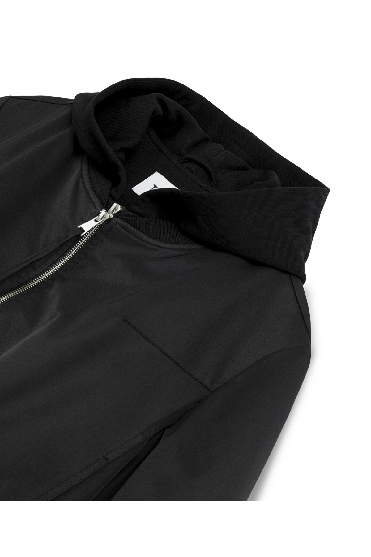 Twist Çift Parça Görünümlü Kadın Siyah Bomber Mont TW6250012158