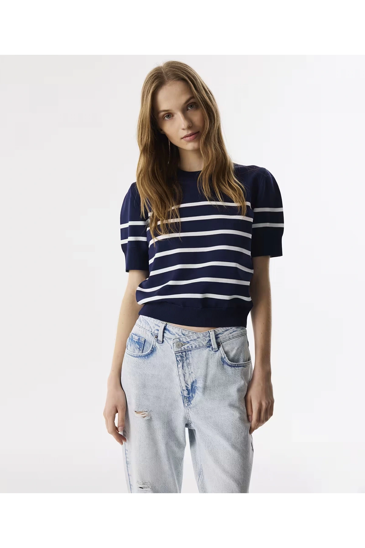 Twist Çizgili Triko TS1250050091