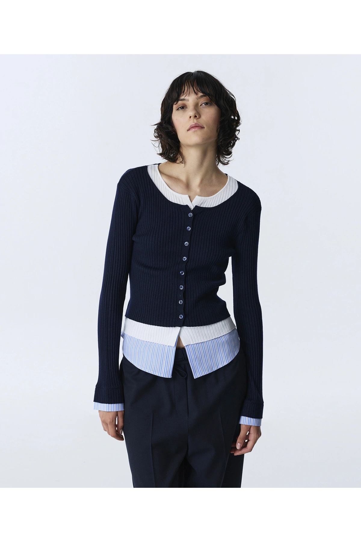 Twist Colorblock Hırka TW6260150121