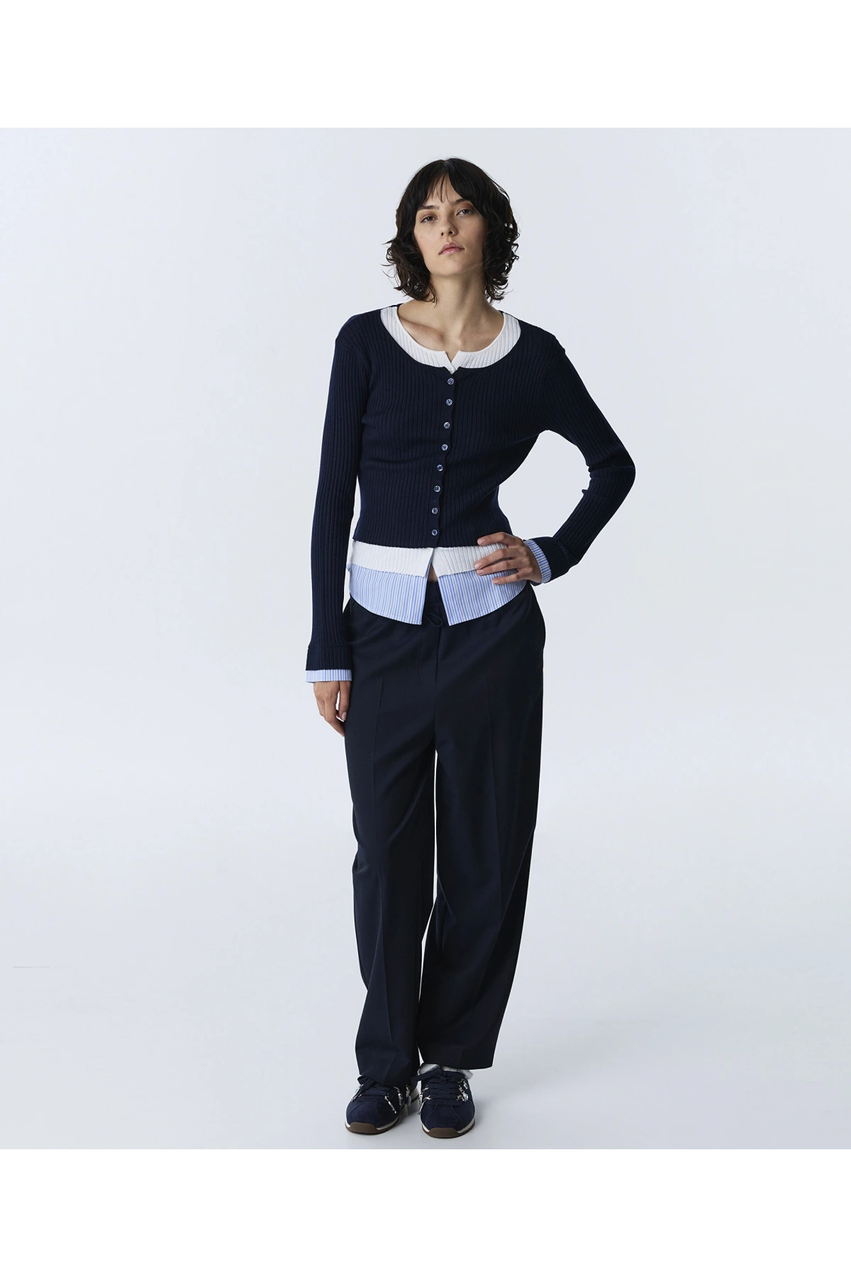 Twist Colorblock Hırka TW6260150121