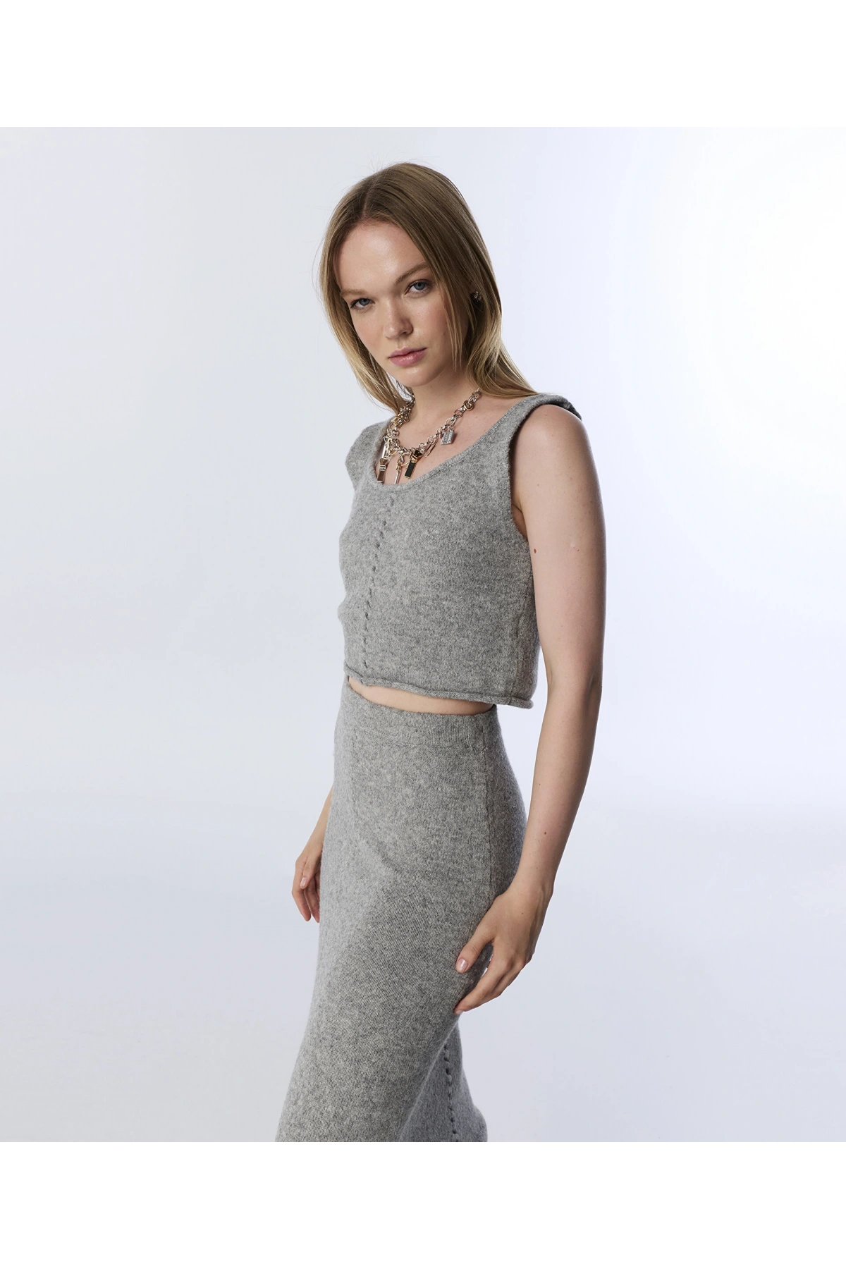 Twist Cutout Detaylı Etek TW6240004157