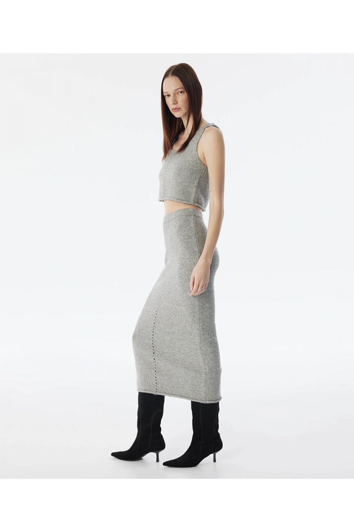 Twist Cutout Detaylı Etek TW6240004157