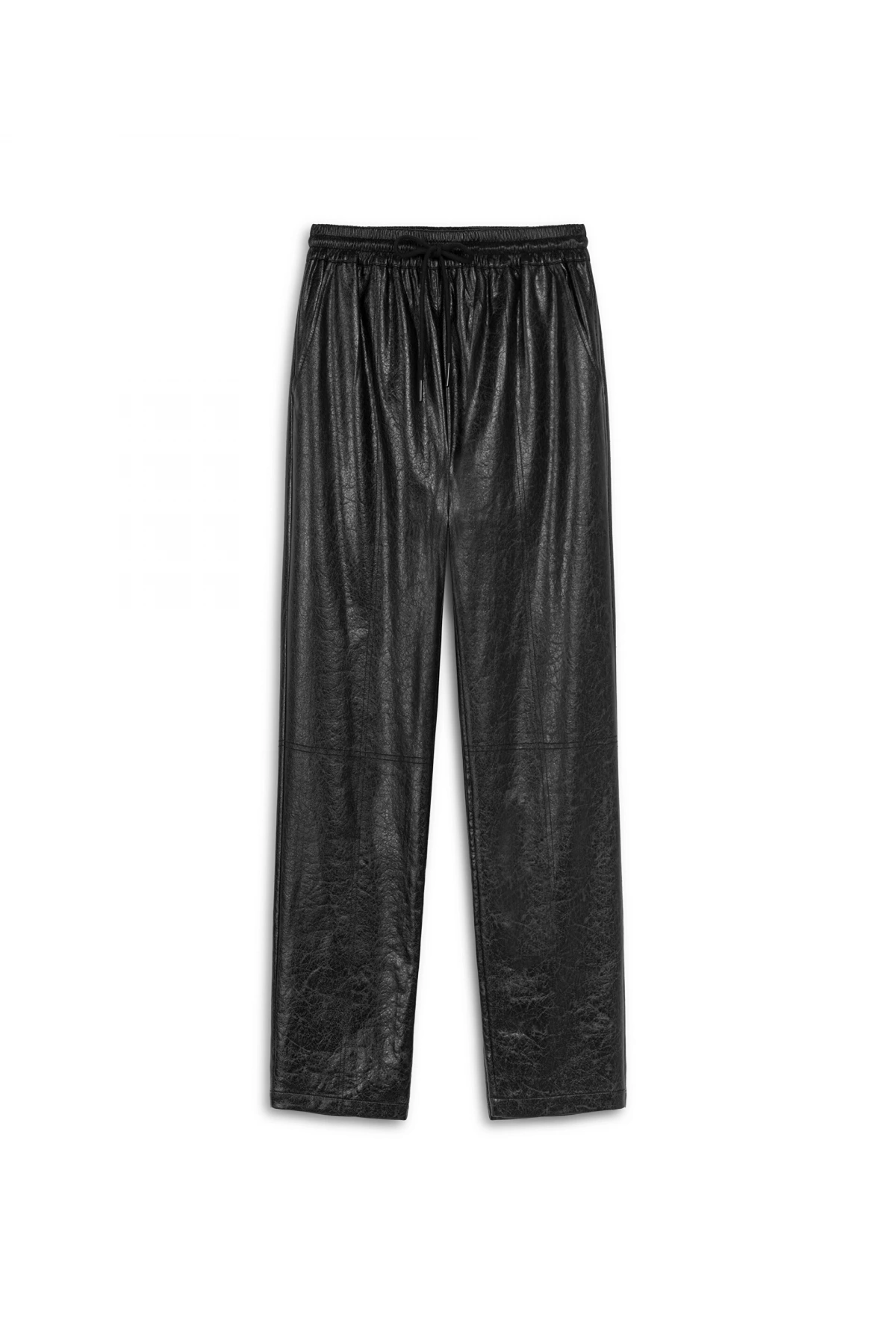 Twist Deri Görünümlü Elastik Bel Pantolon TW6250003209