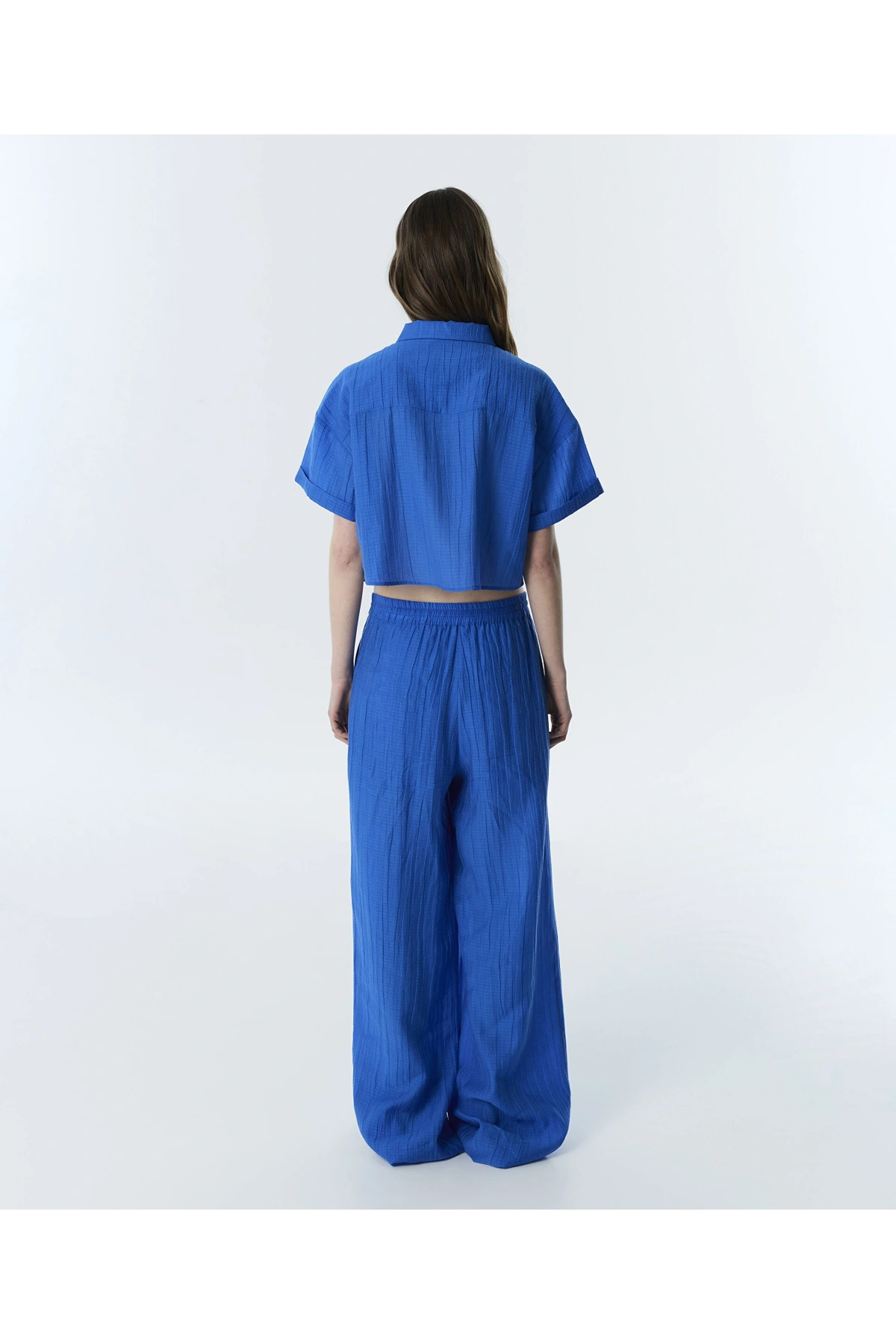 Twist Dokulu Wide Leg Pantolon TS1260003262