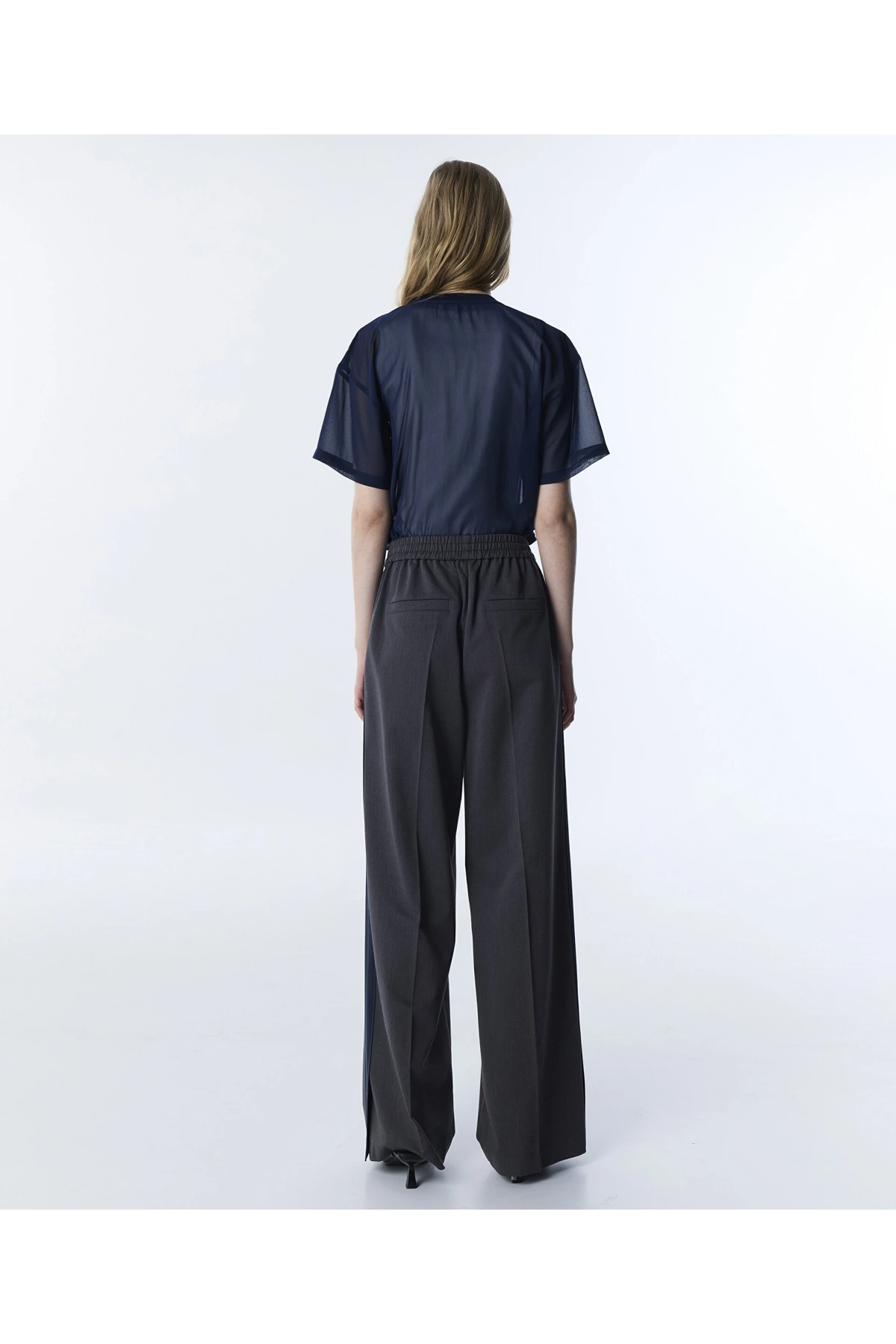 Twist Elastik Bel Colorblock Pantolon TS1260003141