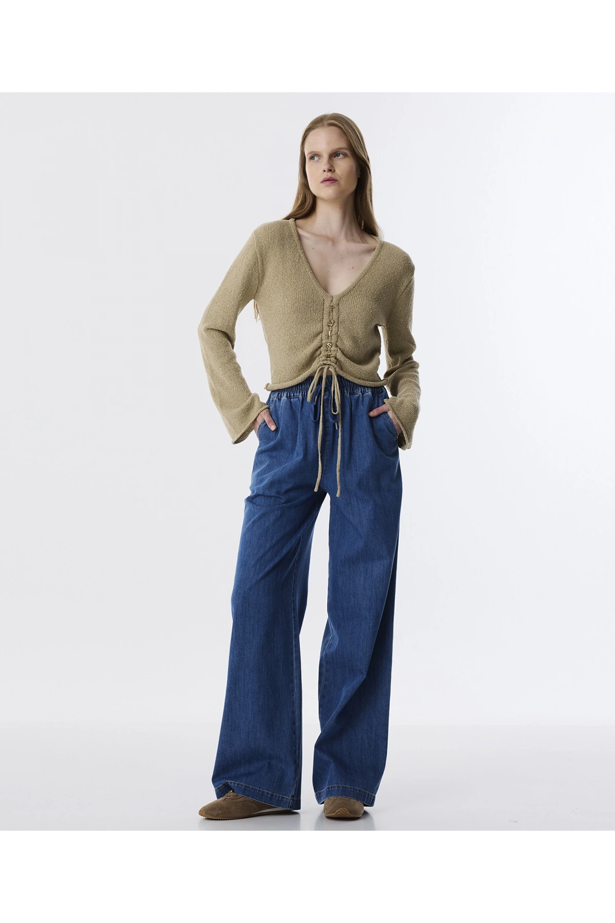 Twist Elastik Bel Jean Pantolon TW6250003131