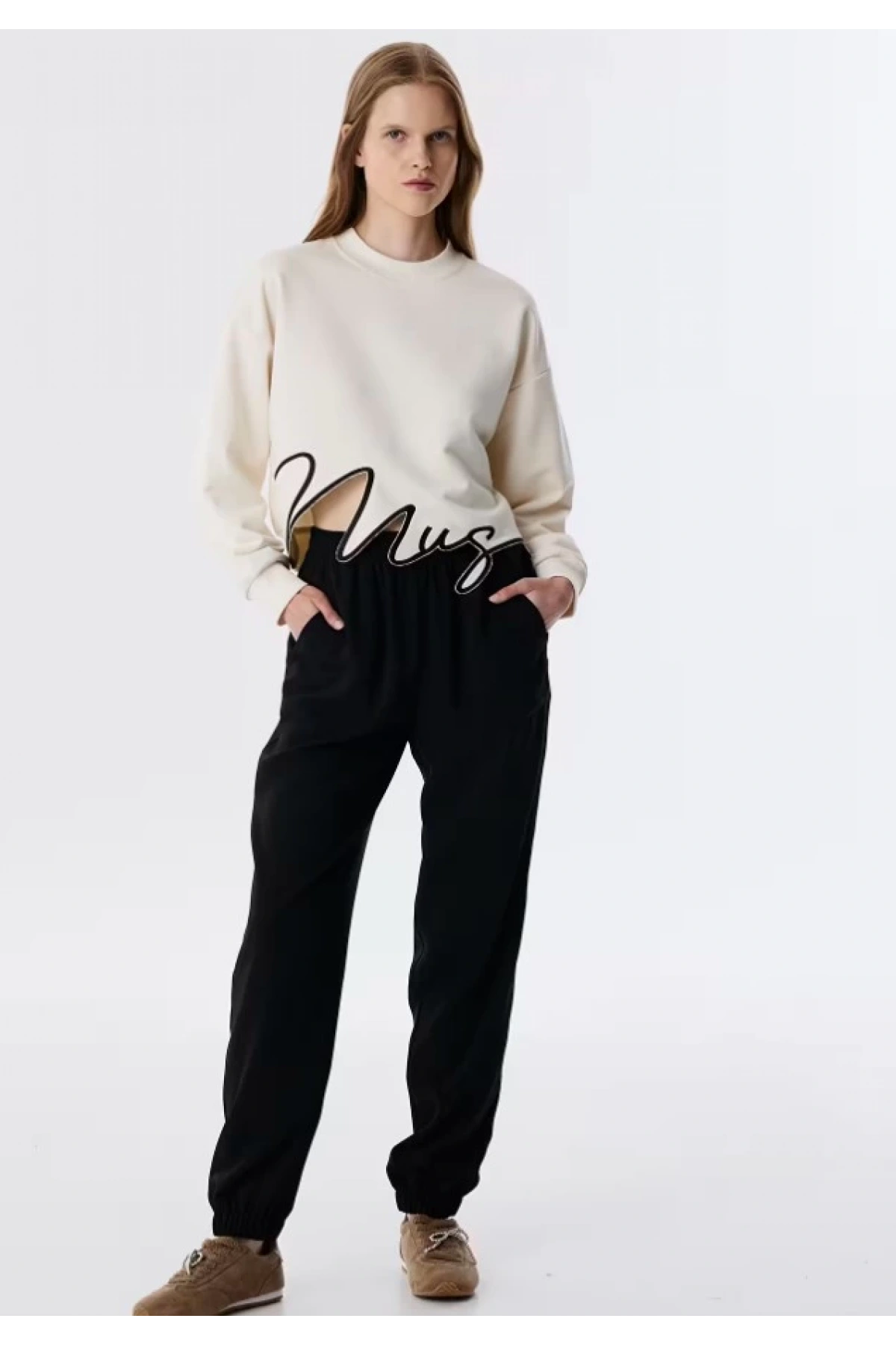 Twist Elastik Bel Jogger Pantolon TS6250003125