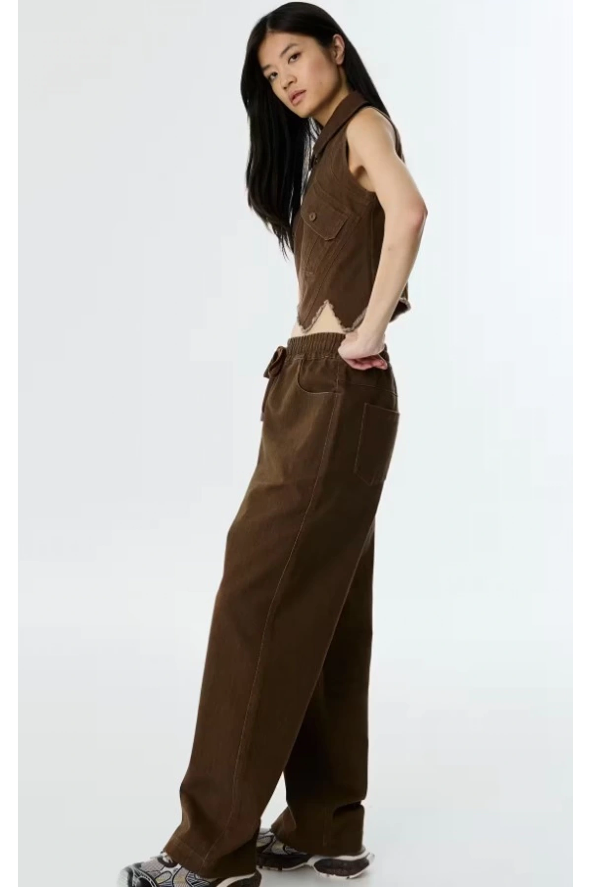 Twist Elastik Bel Non Denim Pantolon TW6250003086