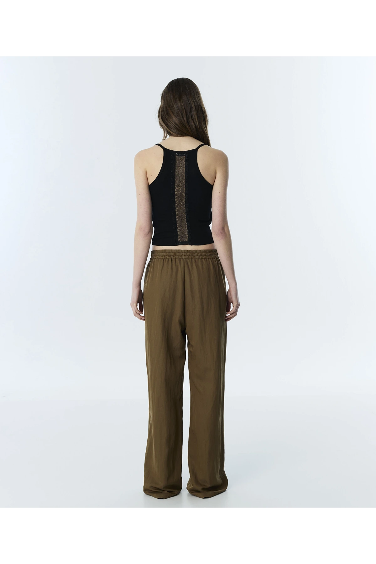 Twist Elastik Bel Wide Leg Pantolon TS1260003259